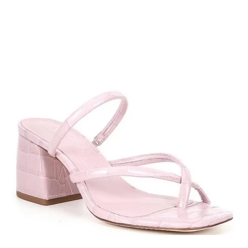 Antonio Melani croc printed dress heels
